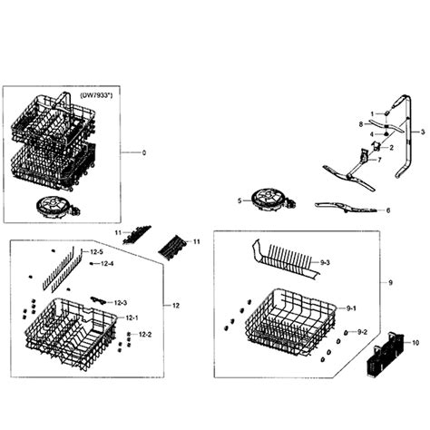 dw7933 samsung parts electric junction box|Samsung dw7933lraww parts list.